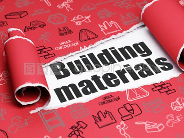 建筑概念黑色文字 破碎建筑材料下的隐晦叙事